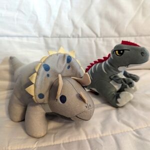 Jurassic World Set Of 2 Dinosaur Plush Stuffed Animal Set